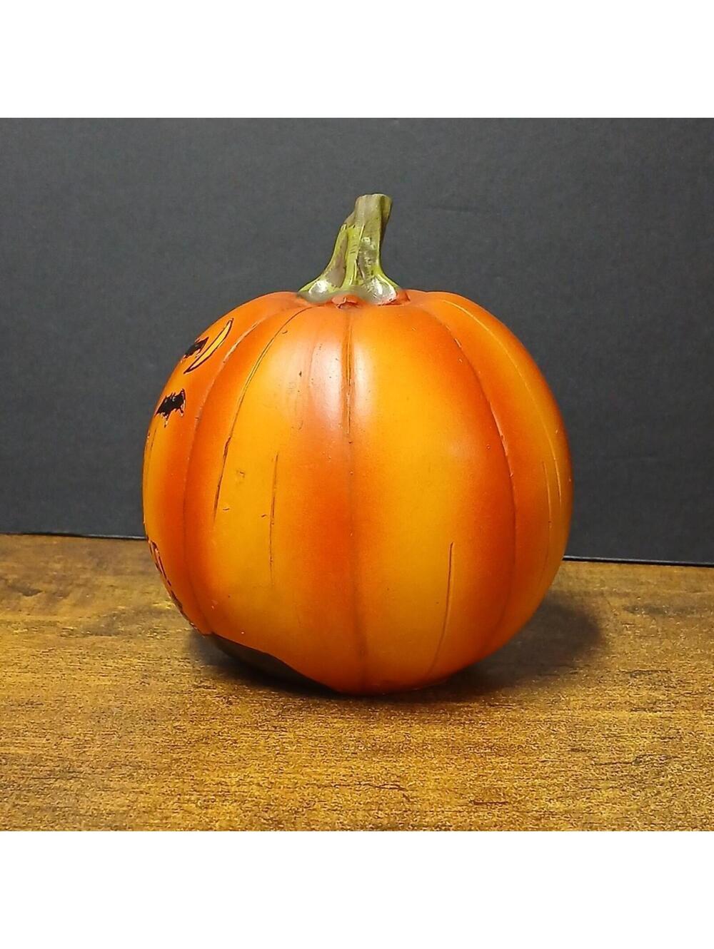 Happy Halloween 5" Pumpkin Spooky Holiday Decor - Picture 4 of 6
